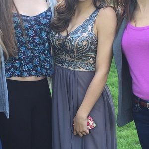 Sue wang long prom dress